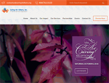 Tablet Screenshot of caring4others.org